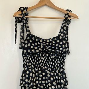 Polka-dot Midi Dress